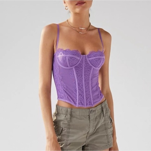 Urban Outfitters Modern Love corset size Med (RARE COLOUR) - Picture 3 of 6